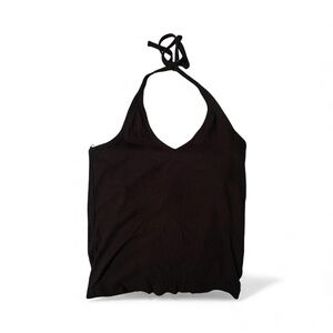 Old Navy Black Halter Neck Ribbed Women's Top